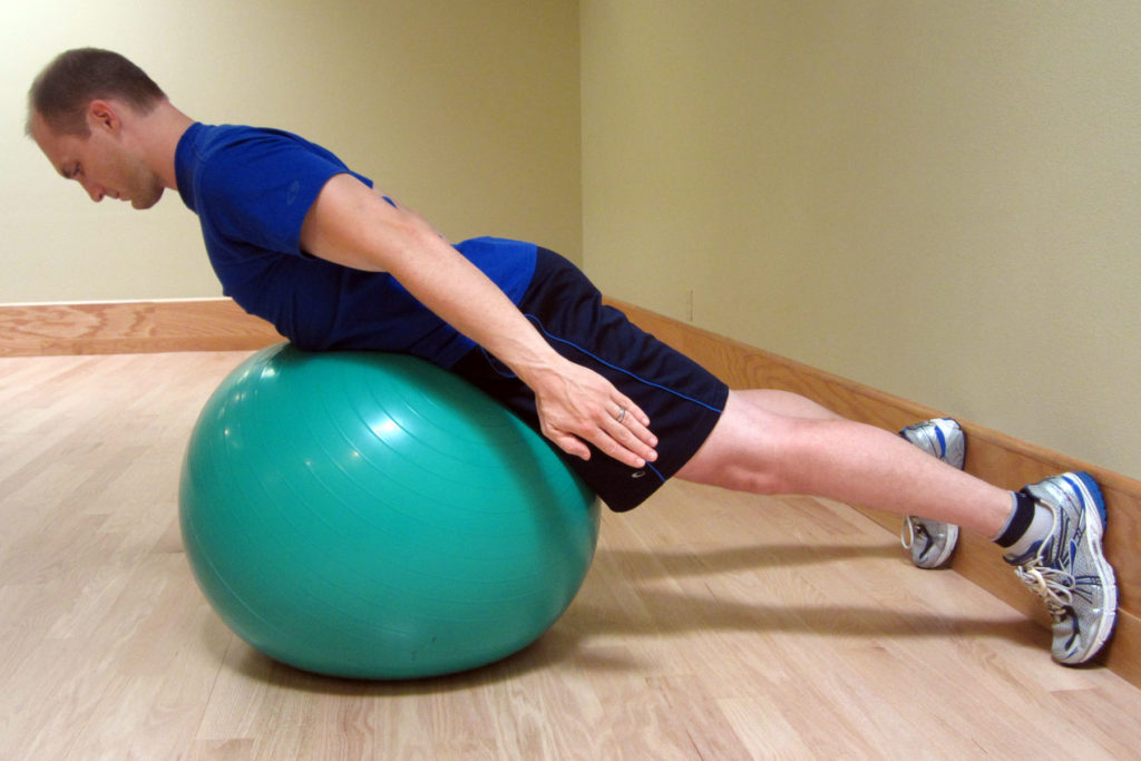 exercise ball posture